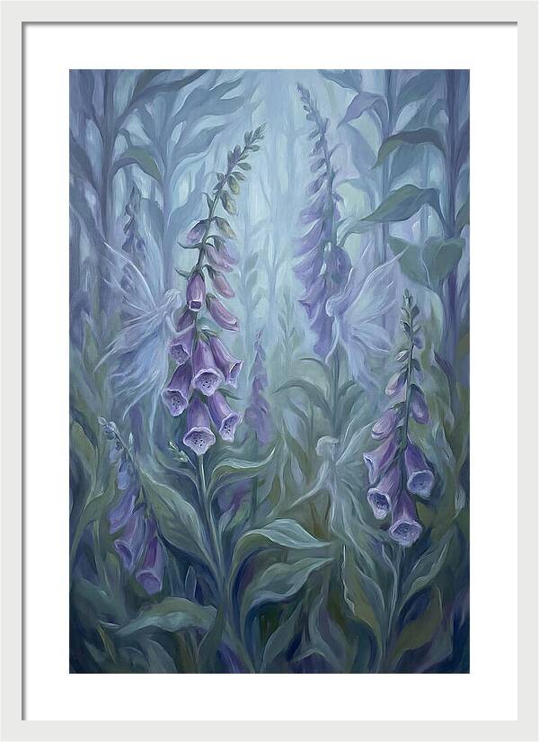 Foxglove Fairy Among Flowers