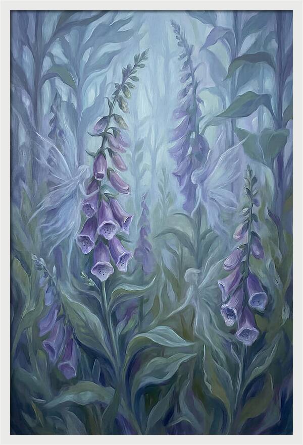 Foxglove Fairy Among Flowers