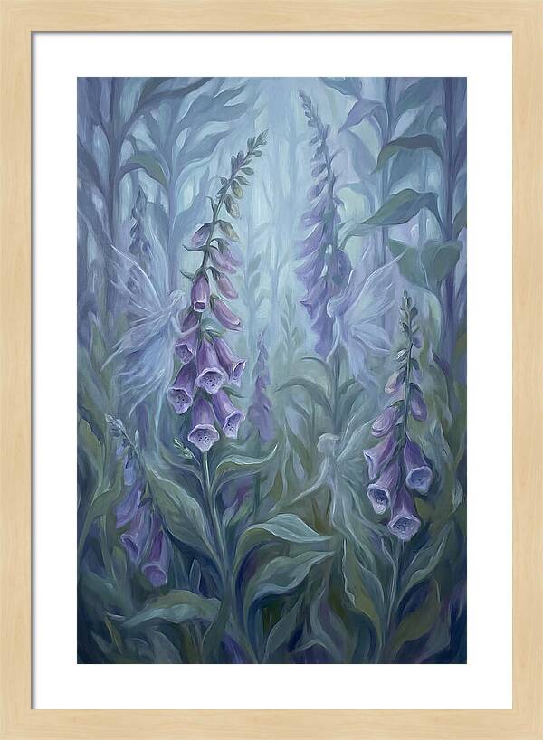 Foxglove Fairy Among Flowers