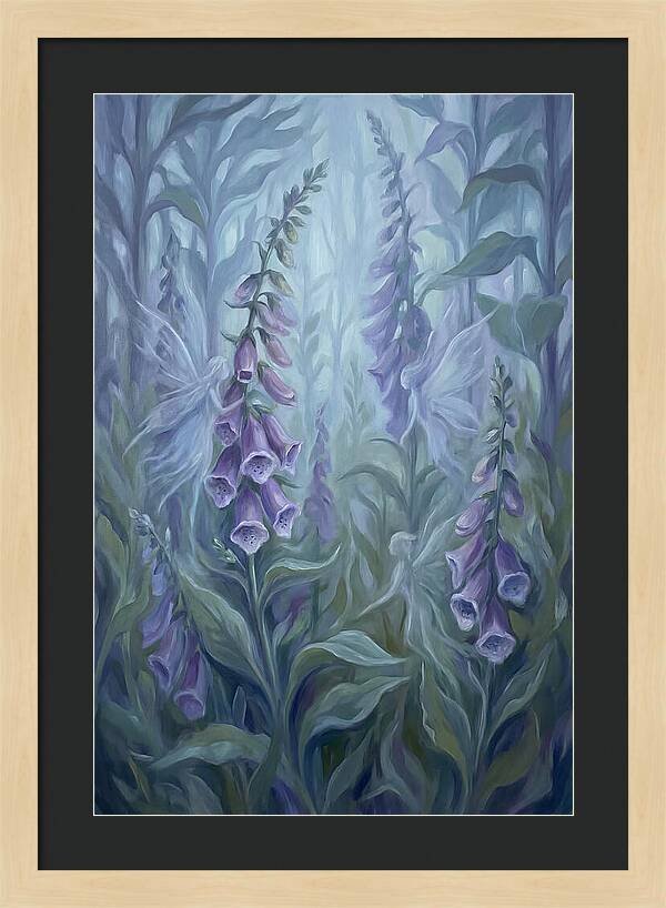 Foxglove Fairy Among Flowers