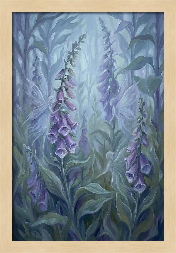 Foxglove Fairy Among Flowers