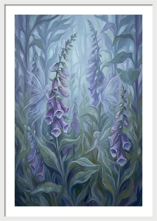 Foxglove Fairy Among Flowers