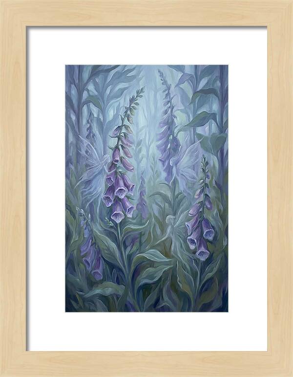 Foxglove Fairy Among Flowers