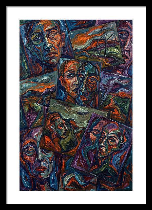 Fractured Faces And Landscapes