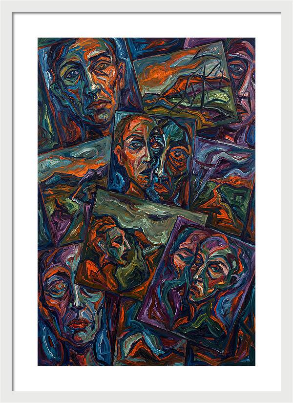 Fractured Faces And Landscapes