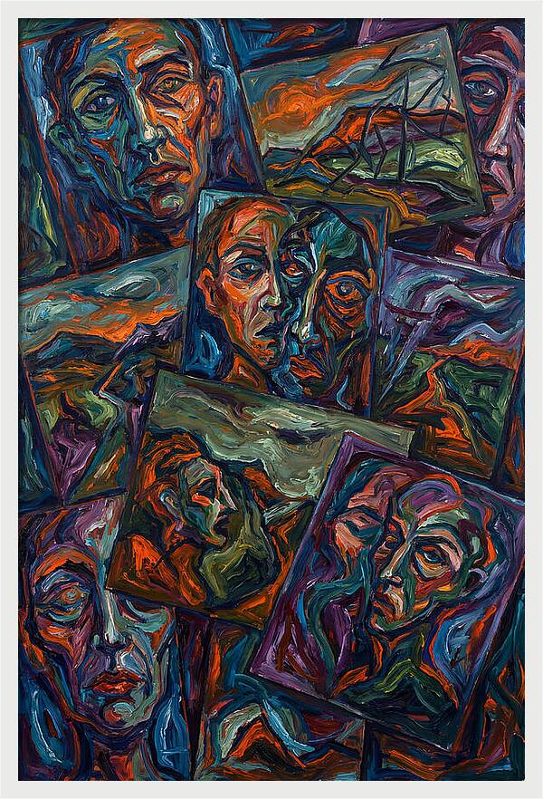 Fractured Faces And Landscapes