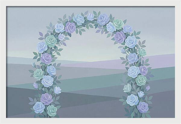 Fragrant Rose Arbor Archway