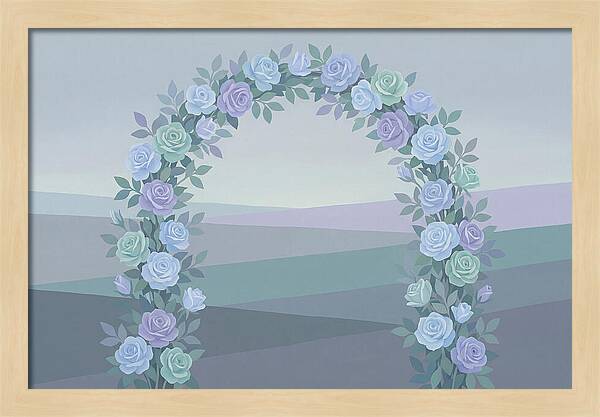Fragrant Rose Arbor Archway