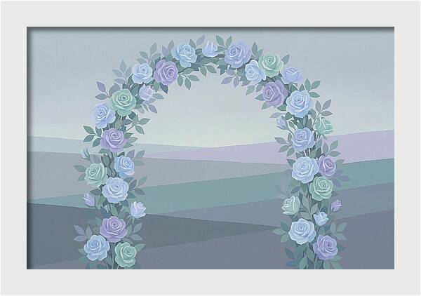 Fragrant Rose Arbor Archway