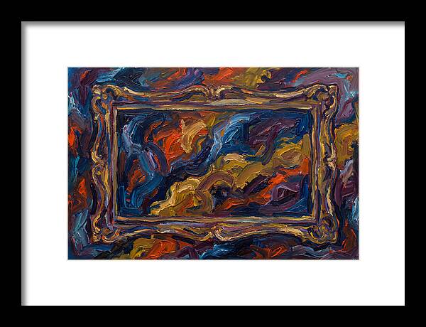 Framed Expressionist Swirls