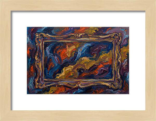 Framed Expressionist Swirls