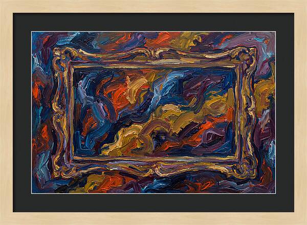 Framed Expressionist Swirls