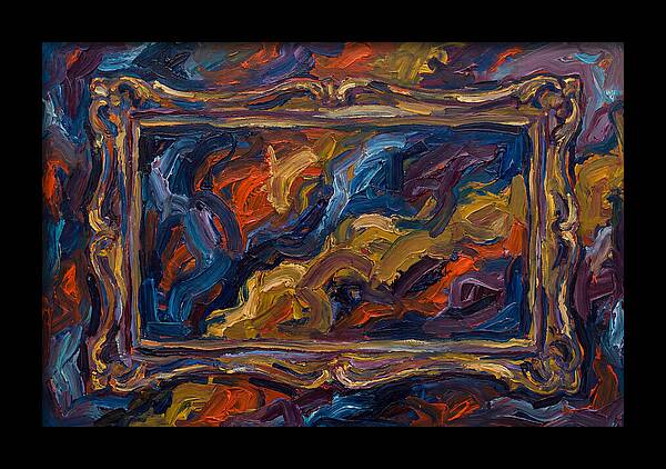 Framed Expressionist Swirls