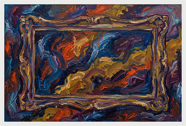 Framed Expressionist Swirls
