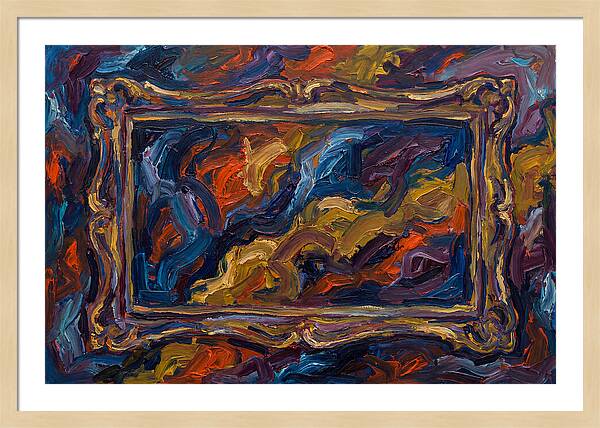 Framed Expressionist Swirls