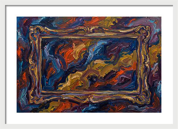 Framed Expressionist Swirls