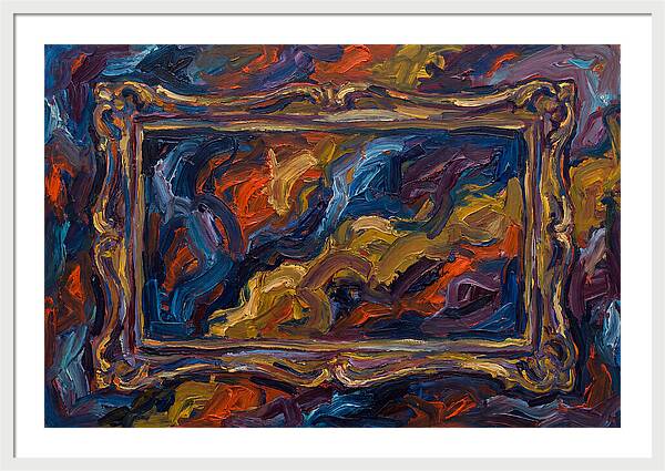 Framed Expressionist Swirls