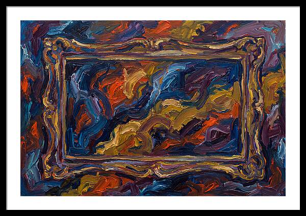 Framed Expressionist Swirls