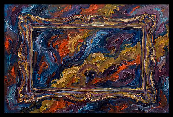 Framed Expressionist Swirls
