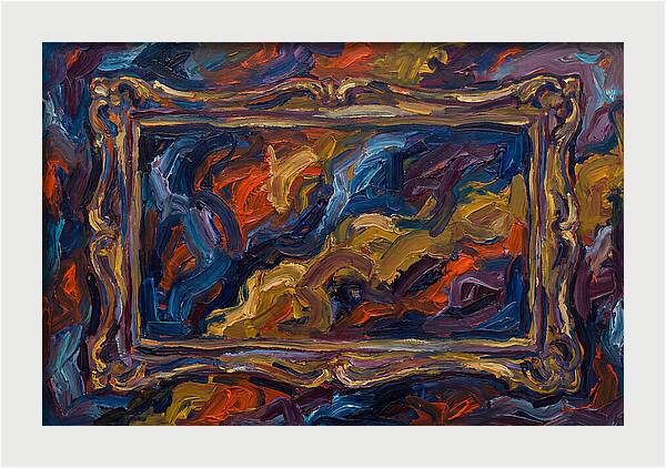Framed Expressionist Swirls