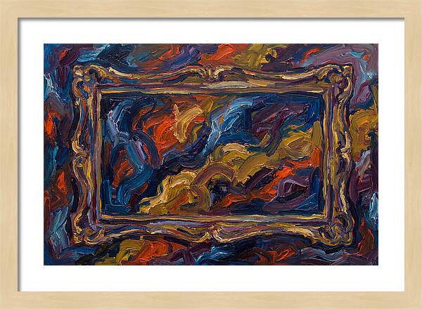 Framed Expressionist Swirls