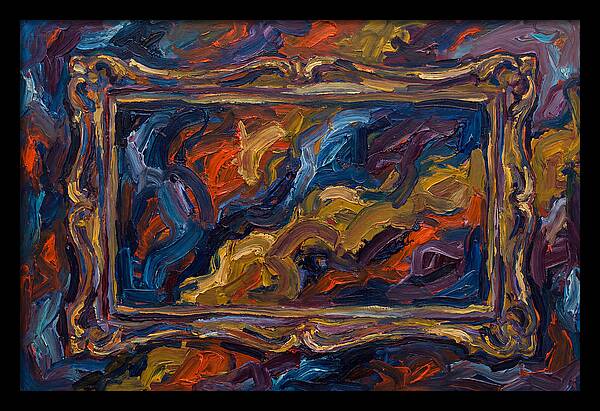Framed Expressionist Swirls