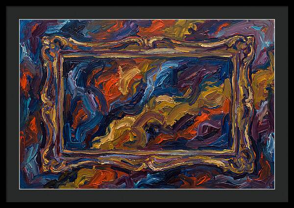 Framed Expressionist Swirls