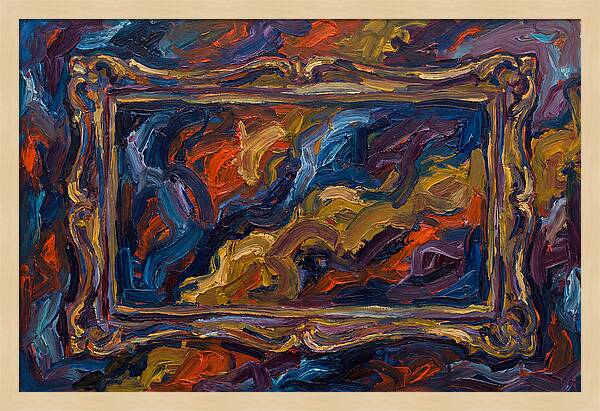 Framed Expressionist Swirls