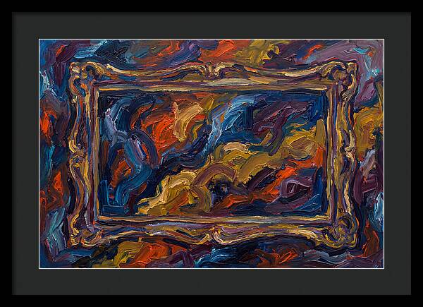 Framed Expressionist Swirls