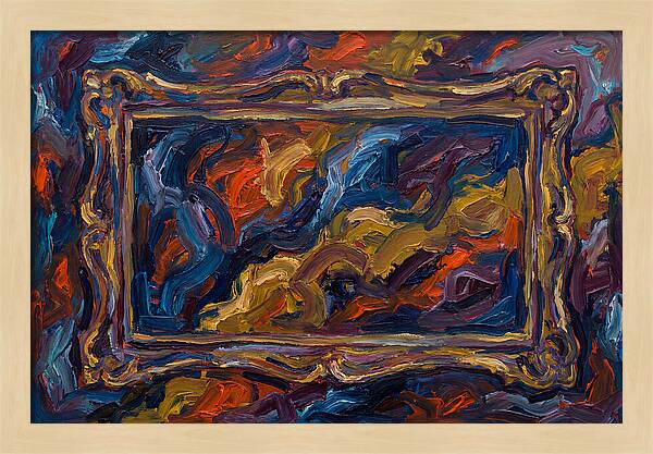 Framed Expressionist Swirls