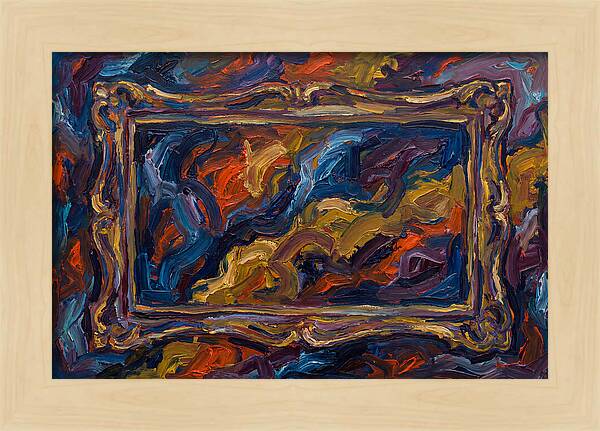 Framed Expressionist Swirls