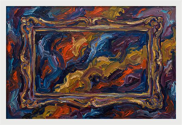 Framed Expressionist Swirls