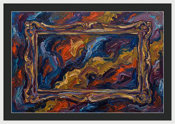 Framed Expressionist Swirls