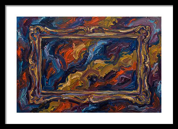 Framed Expressionist Swirls