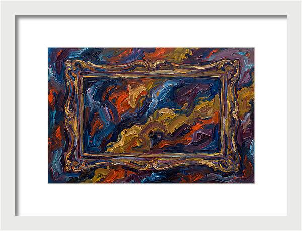 Framed Expressionist Swirls