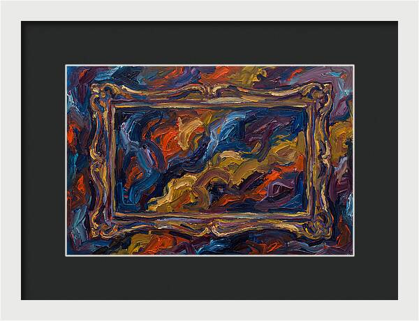 Framed Expressionist Swirls