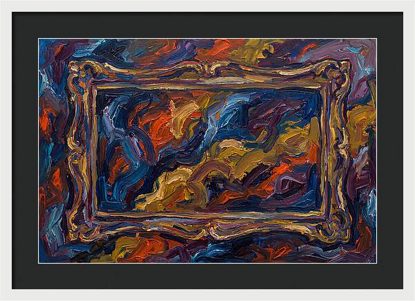 Framed Expressionist Swirls