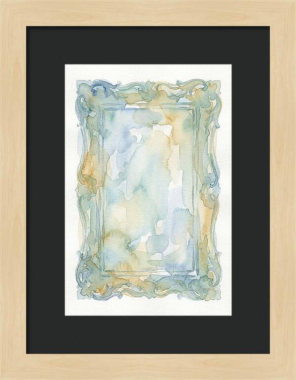 Framed Watercolor Dream