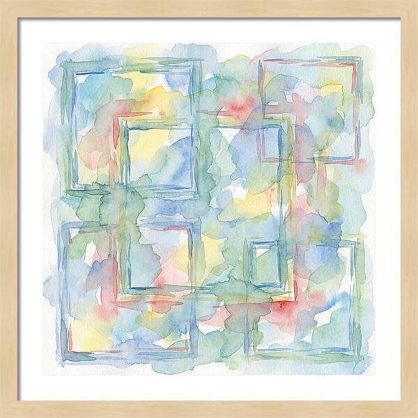 Framed Watercolor Dreams