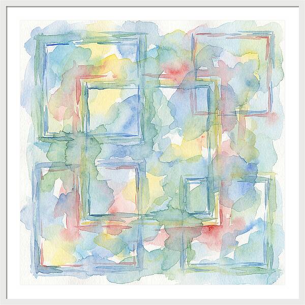 Framed Watercolor Dreams
