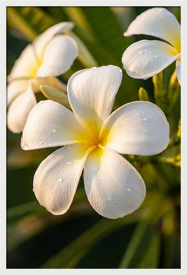 Frangipani Blossoms In Bali