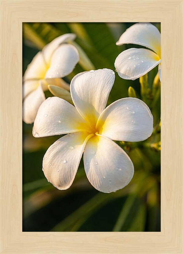 Frangipani Blossoms In Bali