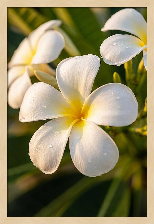 Frangipani Blossoms In Bali