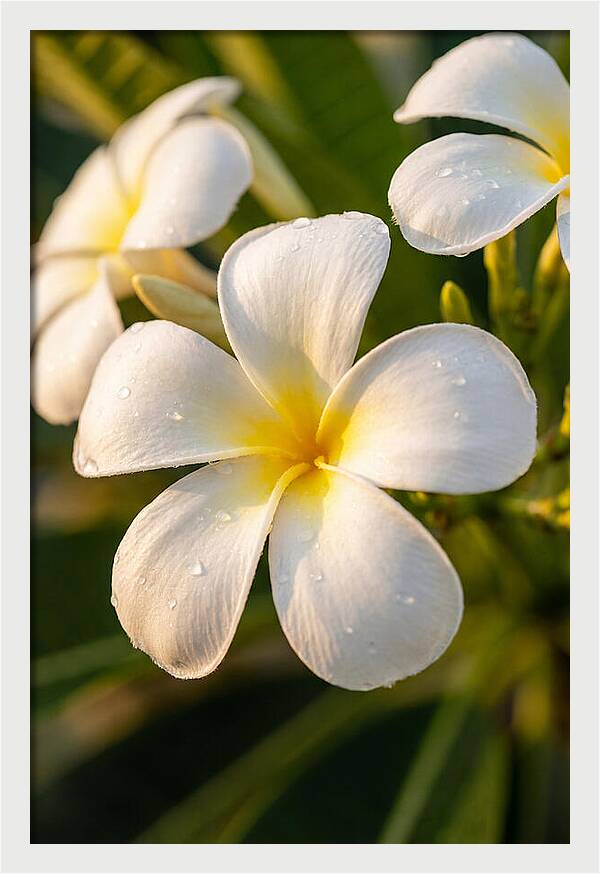 Frangipani Blossoms In Bali