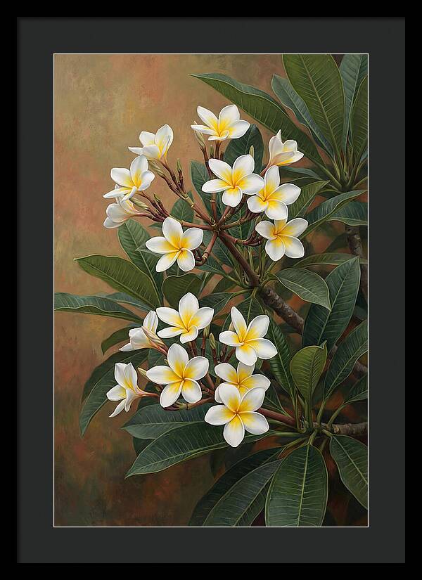 Frangipani Blossoms In Bloom