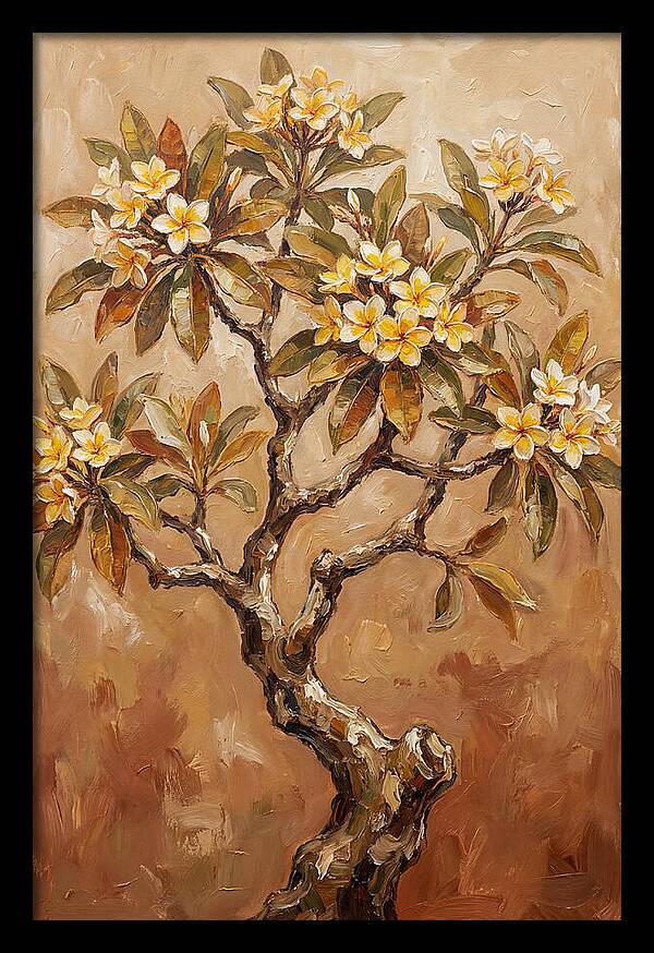 Frangipani Tree In Bloom