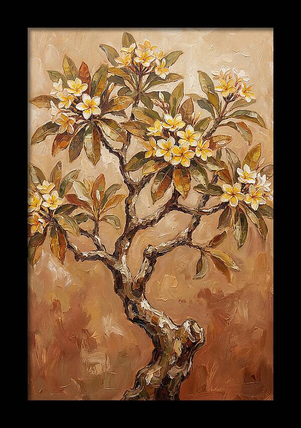 Frangipani Tree In Bloom