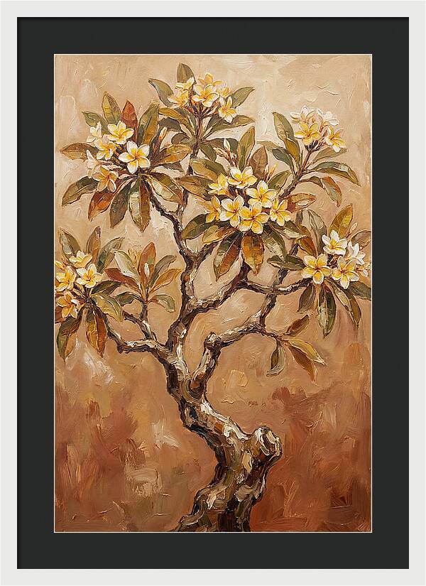 Frangipani Tree In Bloom
