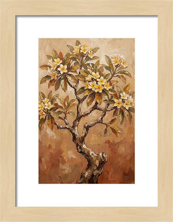 Frangipani Tree In Bloom
