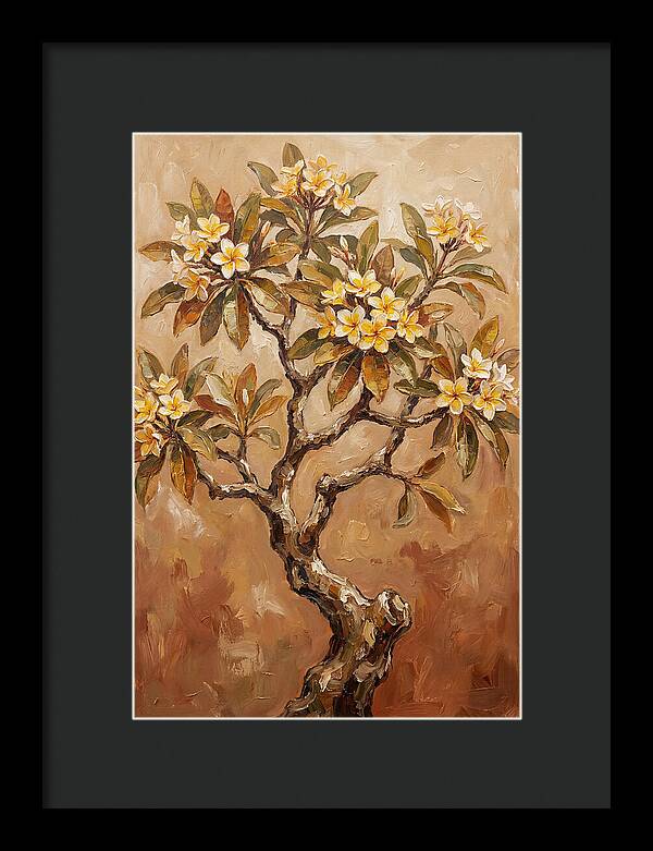 Frangipani Tree In Bloom